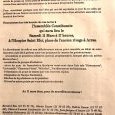 Invitation à l'A.G. constitutive en 1995