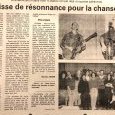 Caisse de résonnance pour la chanson